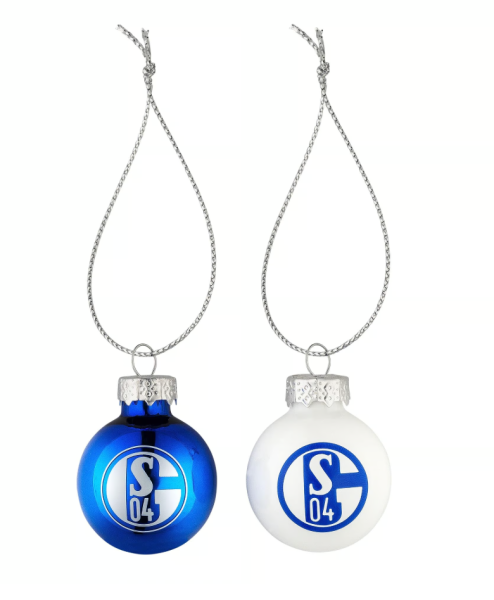 FC Schalke 04 - Weihnachtskugeln 3cm 10er-Set